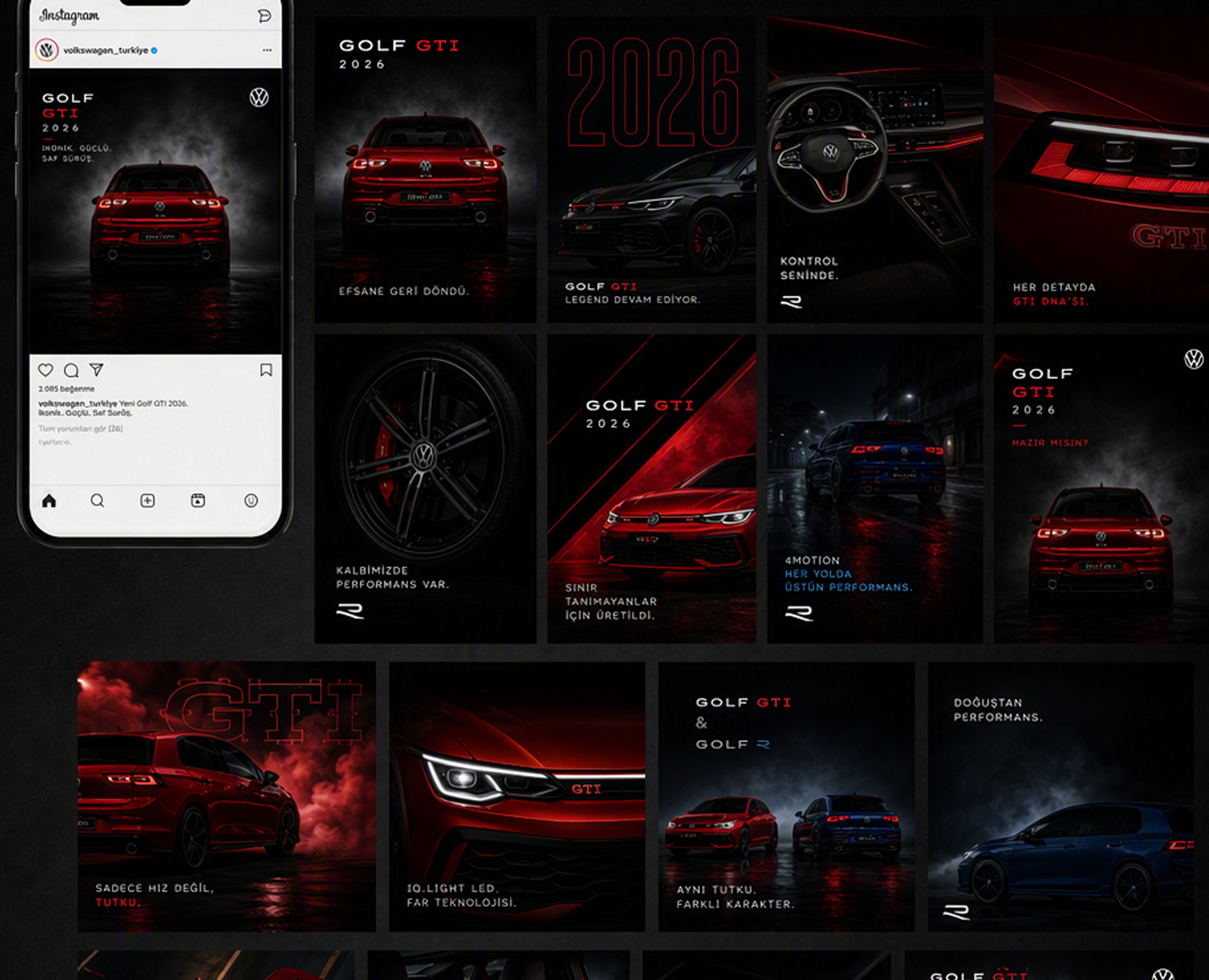 Contenido visual para Instagram y Facebook Volkswagen